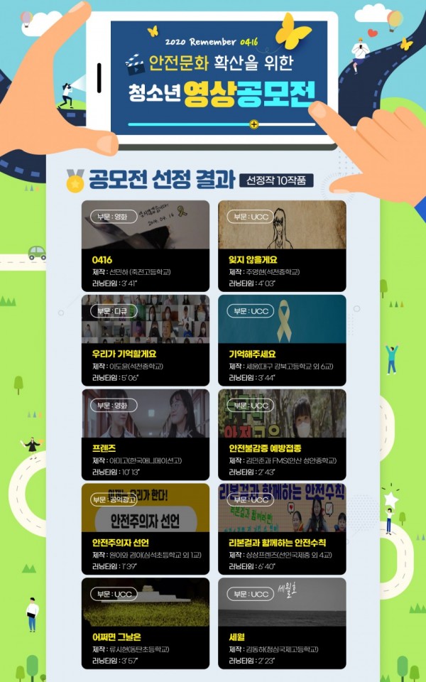 0416 경기도교육청, 세월호 6주기 추모 청소년 영상공모전 결과 발표(붙임).jpg