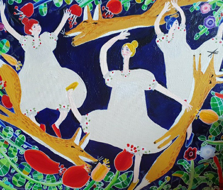 3-2. 이준서 작가의 작품 dancing with foxes.jpg